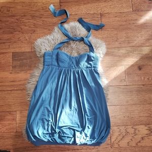 BCBGMAXARIA Blue Bubble Dress